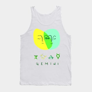 Gemini Twins Mercury Smart Babies Tank Top